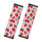 2 Pcs Seat Belt Cover for Kids, Strawberry Car Seat Strap Pads for Children, Soft Car Seat Belt Cushion Pads for Women Girls Babies Adults - color: Strawberry