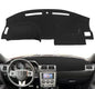 Dash Cover Mat for Dodge Challenger with Light Sensor w/o Speaker Cutout, Dashboard Pad Carpet Protector K185 (Black) - color: black