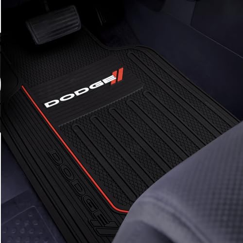 Plasticolor Elite 'Dodge' Automotive Floor Mat Set, (001468R01), Black