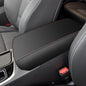 AOMSAZTO Leather Armrest Cushion for 2019-2015 Hyundai Sonata Black with Red Stiches - color: red stiches
