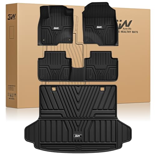 3W Floor Mats & Cargo Liner Fit for Honda HR-V 2023-2026 & Acura ADX 2025 2026, Honda HRV Accessories TPE Custom Fit Floor Liner and Cargo Liner Mat (Include Hybrid) (Not fit Premium Audio System) - size: 3. HR-V|23-26|Floor Mats & Cargo Liner