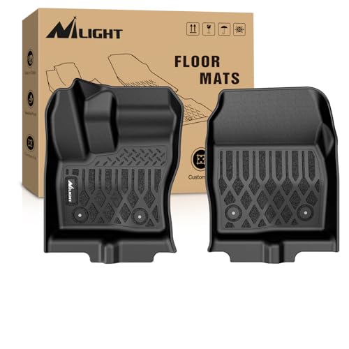 Nilight TPE Floor Mats for Ford Transit Connect with Vinyl Flooring and Posts Only 2014 2015 2016 2017 2018 2019 2020 2021 All Weather Custom Fit Heavy Duty Floor Liners - color: 2014-2021 Ford Transit Connect