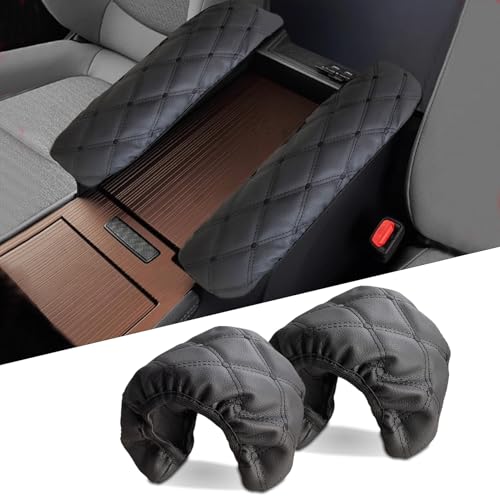 Armrest Cover for Toyota Sienna 2021 2022 2023 2024 2025 2026 Leather Center Console Side Covers [Not for Cool Box], Scratch-Resistant & Stylish for Toyota Sienna Interior Accessories - size: 2) 21-26 |Sienna| Armrest Side Cover,Thin Size