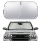 GMC Sierra Windshield Sun Shade, Custom Fit Foldable Front Window Sunshade Visor, UV and Heat Protection Interior Cover, Fits 1990–2025 Models - size: for Sierra 1990-2025