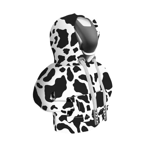 Car Gear Shift Hoodie, Cute Cow Stripe Shifter Knob Hoodie Cover for Cars, Trucks, SUVs, Auto Interior Protector Decoration Gadgets for Women Men 2024