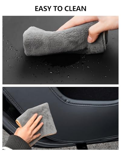 2026 Tesla Car Door Protector Model Y Juniper Anti Kick Pad Protector Anti-Dirty Mat Waterproof Dust Resistant Protector Cover Leather Pad Model Y Accessories 4PCS