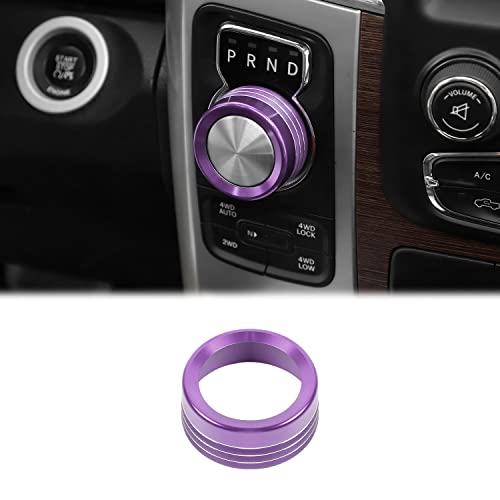 Voodonala for Dodge RAM Aluminum Gear Shift Shifter Switch Transmission Gear Selector Shift Lever Gearstick Knob Coverfor 2013-2017 Dodge RAM Interior Accessories,Purple 1pc - color: Purple, size: 13-17Gear Shift