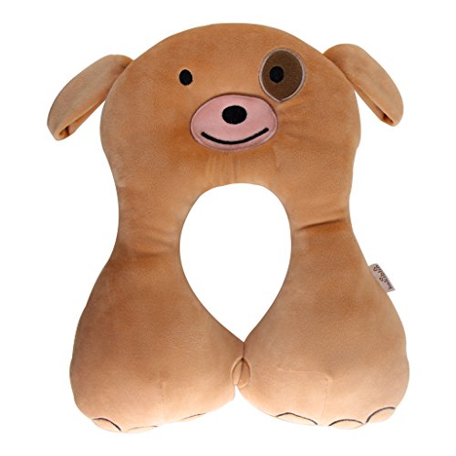 KAKIBLIN Baby Neck Pillow, Upgraded Baby Support Pillow,Head Pillows for Carseat, Newborn Neck Support for Car Seat, Stroller, Pushchair,Travel - color: Brown