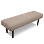 Stretch Bench Covers, Bench Seat Covers, Bench Cushions Covers, Printed Bench Seat Protector, Washable Bench Slipcover, Rectangle Bench Covers for Dining Room, Living Room, Kitchen(Twill camel) - color: Twill Camel