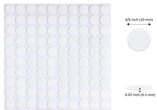 Adhesive Stick dots Two-Sided Sided Mounting Putty Stick Tack for Wall Hanging Crafts Balloons Festival Party Decorations,Clean Removable(.39"*0.39"-300) - size: 0.39"*0.39"