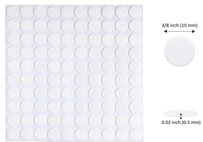 Adhesive Stick dots Two-Sided Sided Mounting Putty Stick Tack for Wall Hanging Crafts Balloons Festival Party Decorations,Clean Removable(.39"*0.39"-300) - size: 0.39"*0.39"