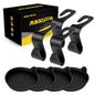 MIKKUPPA Car Seat Headrest Hook & Cup Holder Coaster - 4 Pack Universal Hanger Storage Organizer Hook for Bag Purse Coat, Non-Slip Silicone Cup Holder Insert, Car Essentials Interior Accessories