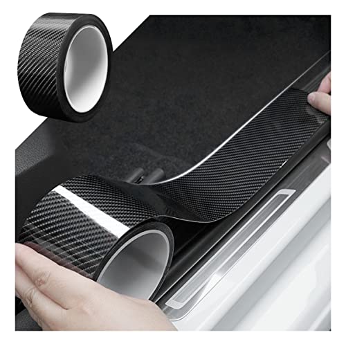 Car Door Entry Guard, Anti-Collision Adhensive Protector Tape, Scratch Cover for Car Door Sill, Rear Bumper, Handles, Fit for Most Cars, Vehicles, SUVs, Auto Exterior Accessories (2" x 197", Black) - color: Black, size: 2" x 197"