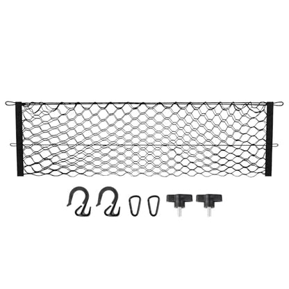 Canvcle Trunk Cargo Net for 2018-2025 2026 Chevy Equinox & GMC Terrain Accessories Envelope Style Mesh Trunk Net Organizer and Storage Stretchable Elastic Nylon Rear Cargo Netting with Hooks - style: for Chevy Equinox