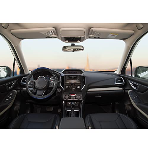 GIANT PANDA Steering Wheel Cover for Subaru Forester, Car Steering Wheel Cover for Subaru Outback and Crosstrek - Blue - color: Blue