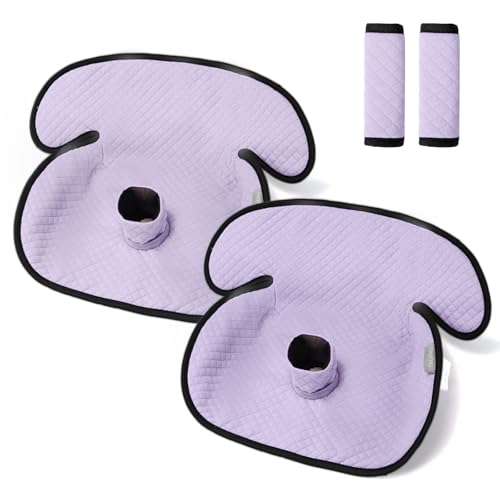 TinlyFinly 2 Pack Baby Potty Training Car Seat Protector, Washable Carseat Piddle Pad for Baby Infant Toddler, Waterproof Car Seat Liner to Prevent Pee - 2 Pack, Purple - color: Purple, size: 2 Pack