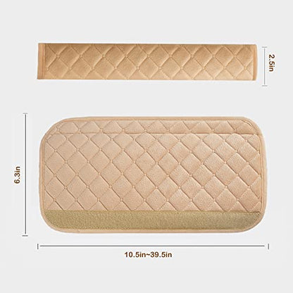 HighnessHwoo Extra Long Seatbelt Covers for Adults Kids Women & Men, Soft Car Seat Belt Strap Cushion for Sedan, SUV, Trucks, Shoulder Neck Chest Protector Pads, Auto Accessories, 1pc, Gray, 25.5in