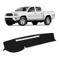 KUST Black Dash Cover for Toyota Tacoma 2005-2012 2013 2014 2015 Pickup Non-Slip Dashboard Cover Polyester Center Console Dash Cover Interior Accessories for Tacoma Windshield Sunshade No Glare - size: Tacoma 05-15(black)