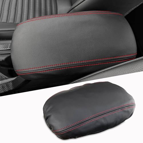 Center Console Cover for Toyota Corolla 2020-2026 - Premium Armrest Cover Easy Installation & No Tools Required for Toyota Corolla 2020 2021 2022 2023 2024 2025 2026 (Red Stitch) - size: 1) 20-26 |Corolla| Red Stitching,Thin Size