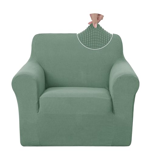 U-NICE HOME Recliner Chair Covers Stretch Couch Cover Sofa Cover Sofa Slipcover Furniture Protector for Chair Cover Pet Friendly(Armchair, Cyan) - color: Cyan, size: Armchair