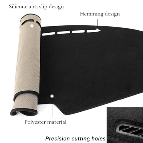 Dashboard Mat Cover for 1999-2006 GMC Sierra/Chevy Chevrolet Silverado 1500 2500 3500 HD,2000-2006 GMC Yukon/Chevy Suburban Tahoe Avalanche Nonslip Center Console Sunshield Glare UV Rays - size: Chevy Silverado 1999-2006