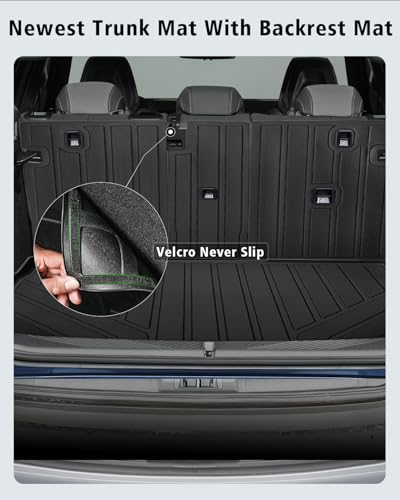 Floor Mats Custom Fit for BMW X3 2025 2026 M50/30 xDrive Trunk Mat with Backrest Mat All Weather TPE Rubber Cargo Liner Anti-Slip Full Set for BMW X3 Accessories (Trunk Mat+Backrest Mats+Floor Mats) - size: For BMW X3 2025-2026