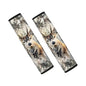 Dolyues Patriotic Seatbelt Covers for Women American Flag Deer Print Seatbelt Cover Universal Fit for SUV Truck Sedan Shoulder Strap Padding 2 Piece Full Set - color: American Flag and Deer Print