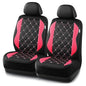 Road Comforts Seat Covers, Premium Leather Car Seat Covers Front Seat for Women Girls,Airbag Compatible, Automotive Seat Covers Universal Fit Most Cars,Vans,Truck,SUV - color: Hot Pink Front