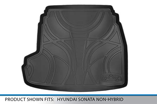 SMARTLINER All Weather Custom Fit Cargo Trunk Liner Floor Mat for 2011-2014 Hyundai Sonata - color: Hyundai Sonata 2011 - 2014