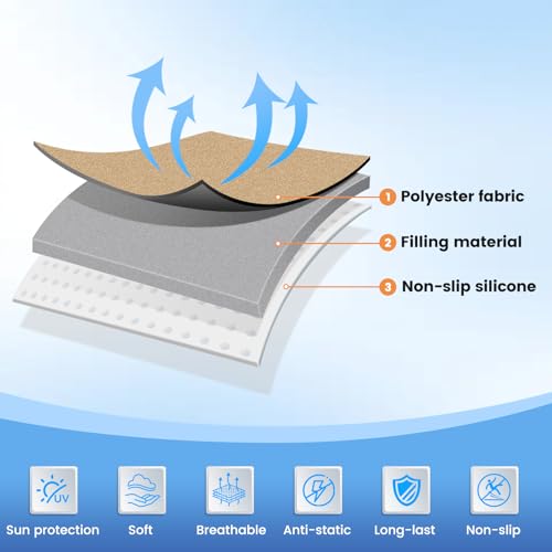 KUST Beige Dash Cover Compatible with Toyota Camry 2007-2011 Dashboard Cover Accessories for Camry Polyester Dashboard Mat Custom Fit Center Console Sunshield Protector No Glare - size: Camry 07-11(Beige)