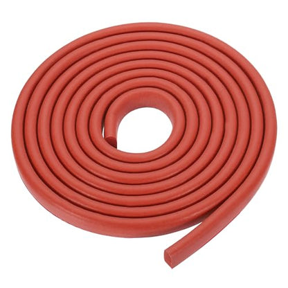 uxcell 6.56 ft Foam Backer Rod, 0.24" x 0.39" D-Shaped Solid Joint Filler, Foam Seal Strip for Caulk Saver, Rope Caulk Cement Crack Filler, Red - size: 6.56 ft x 0.24" x 0.39"