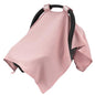 SERAPHY 100% Muslin Cotton Car Seat Cover Baby, Universal Carseat Covers, Breathable Baby Car Seat Canopy for Boys Girls, Soft Infant Car Seat Cover for Summer —Pink - color: Pink