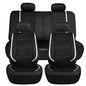 FH Group Full Set Faux Leather Car Seat Covers - Universal Fit, Low Back Front Seat Covers, Airbag Compatible, Split Bench Rear, Seat Cover for SUV, Sedan, White - color: White, style: Seat Covers