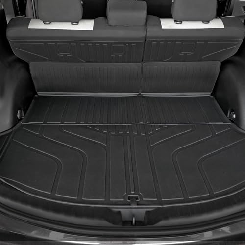 Cargo Mat for 2013-2018 Toyota RAV4 Gas, Full Coverage All Weather Cargo Mat with Backrest Protectors for Toyota RAV4 Accessories (Not fit Hybrid Models)