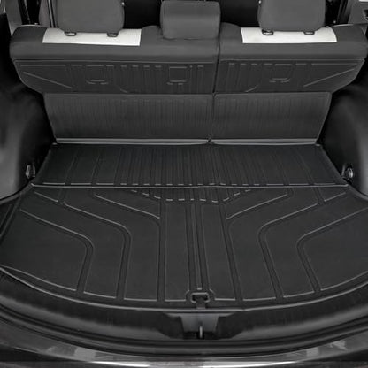 Cargo Mat for 2013-2018 Toyota RAV4 Gas, Full Coverage All Weather Cargo Mat with Backrest Protectors for Toyota RAV4 Accessories (Not fit Hybrid Models)