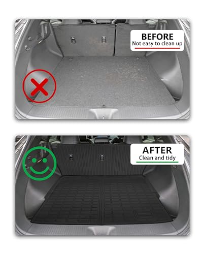 Cargo Liner Compatible with 2025 Nissan Murano Trunk Mat Cargo Mat Back Seat Cover Protector (Backrest Mats+Trunk Mat) - size: FOR 2025 Nissan Murano