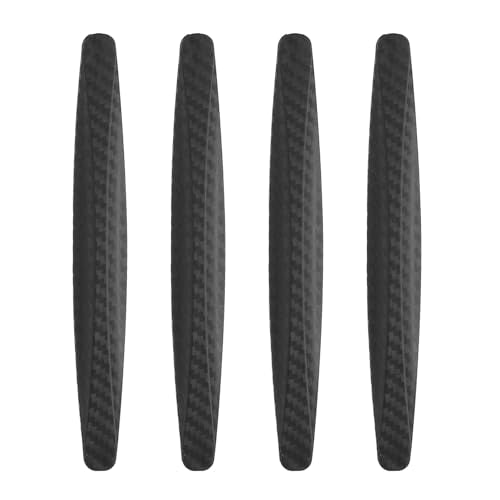 HARFINGTON 4pcs Car Door Edge Guards Protectors Anti-Collision Side Door Edge Protector Trim Strip Anti-Scratch Universal Vehicle Exterior Accessories for Cars SUV Pickup Truck, Black - color: Black