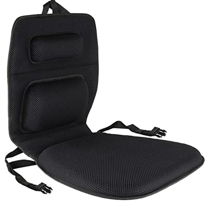 FOMI Gel Wheelchair and Low Back Chairs Seat and Back Cushion | Orthopedic Seat Pad, Firm Back Support and Lumbar Pillow for Wheelchairs, Car, Truck, Gaming | Pressure Sore, Coccyx Pain Relief