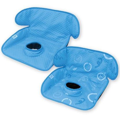 Piddle Pad 2-Pack, Potty Training Car Seat Protector, Toddler Car Seat Cover & Stroller Protector, Machine Washable Waterproof Car Seat, Anti-Slip, Universal Fit (Blue) - color: Blue