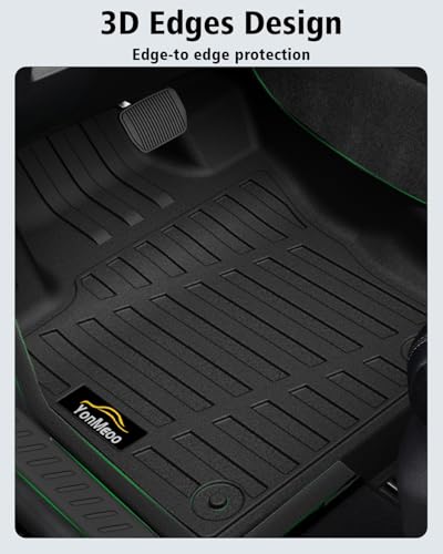 Floor Mats Fit for Forester Hybrid 2025 2026 Trunk Mat with Backrest Mat All Weather TPE Rubber Cargo Liner Back Seat Protector Full Set for Forester 2025 Plug-in Hybrid Accessories, Black