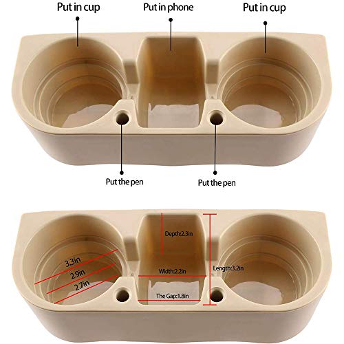 Heart Horse Car Gap Filler, Console Side Pocket, Car Seat Pocket Organizer for Cellphones Wallet Coin Key and Cup Holder Suitable Beige - color: Beige