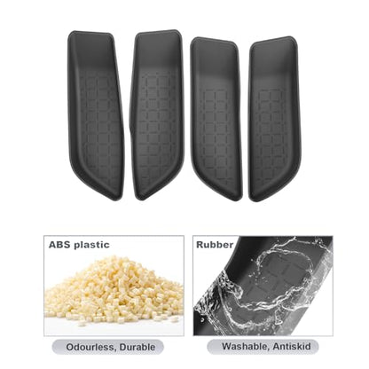 4Pack for 2026 Toyota RAV4 Door Side Storage Box for 2026+ Toyota RAV4 (LE/SE/XLE Premium/Woodland/XSE/Limited) Door Handle Organizer 2026 RAV4 Accessories Insert Glove Pallet (Front & Rear)