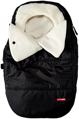 Skip Hop Winter Car Seat Cover, Stroll & Go, Black - color: Black