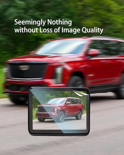 2Pack 2026 Cadillac Escalade/Escalade-V Rear Seat TV Screen Protector for 2026 Cadillac Escalade/Escalade-V Rear Seat TV Dual 12.6-inch Soft Plastic Film Accessories - size: Rear Seat Screen 12.6Inch