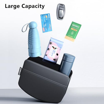 Tumecos 2Pcs Multifunctional Car Storage Box,Trash Can, Auto Door Side Organizer,Large Capacity Storage Bag,Foldable Back Seat Storage Pocket, Car Accessories Organizer Box(Style B)