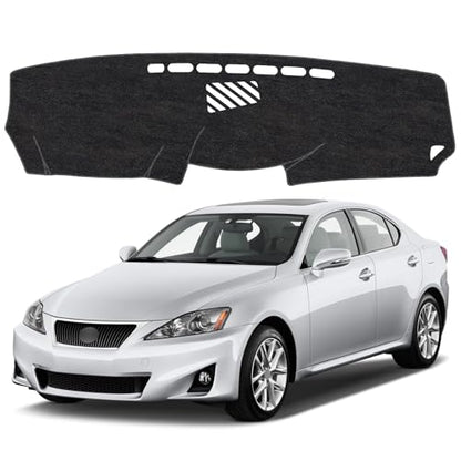 Dash Cover Mat for Lexus IS250 IS350 IS200 IS300 ISF XE20 2006-2013 Non-Slip Dashboard Cover Mat Sunshade UV Rays Protector Interior Accessories - size: Compatible with XE20 2006-2013
