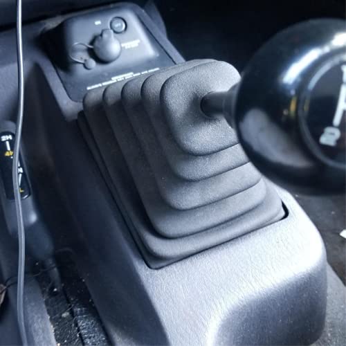 2-Pack Manual Transmission Shifter Bezels Compatible with Jeep Cherokee/Wrangler - Black