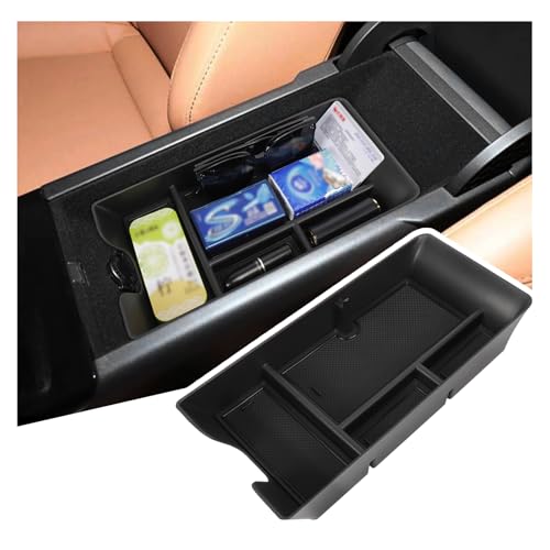 Center Console Organizer Compatible with 2025-2026 Toyota Camry Accessories, Armrest Storage Box Glove Organizer Tray Secondary Insert with Coin and Sunglasses Holder - size: Center Console Organizer