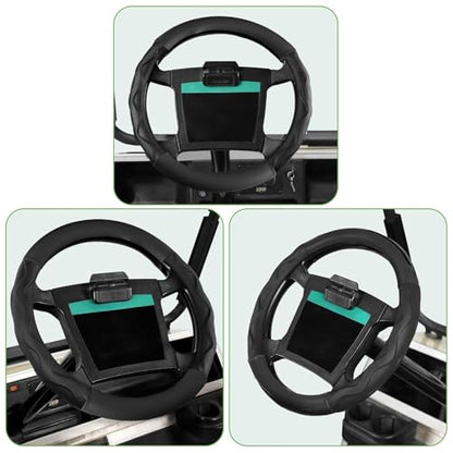 10L0L Golf Cart Steering Wheel Cover for Yamaha, Club Car DS & Precedent 1981-up, 14 Inch Black - color: Black