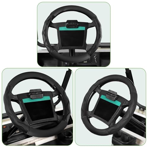 10L0L Golf Cart Steering Wheel Cover for Yamaha, Club Car DS & Precedent 1981-up, 14 Inch Black - color: Black